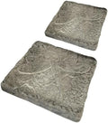 BestNest Set of 2 Athens Dragonfly Stepping Stones, Pre Aged by BestNest
