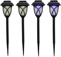 PRETYZOOM 4 Pack Solar Lawn Lights Waterproof LED Pathway Yard Lights by PRETYZOOM