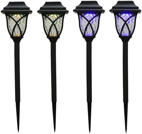 4 Pack Solar Lawn Light 0.5w Ip67 Waterproof for Garden by WOFASHPURET