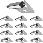 JESLED 12 Pack 4 inch Retaining Wall Lights, Low Voltage Landscape Lighting by JESLED