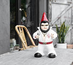 Large Singer Gnome Garden Statue Outdoor Resin Dwarf Figurine Decor Home Decoration Funny Sculpture for Patio Poch Yard Backyard Ornament Housewaiming Unique Gift - Image 4