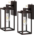 VIANIS Large Bronze Dusk to Dawn Exterior Lighting Fixtures, Waterproof by VIANISLIGHTING
