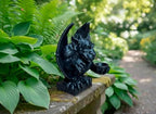OLOMA Concrete Gargoyle Statue Gothic Garden Decor Heavy Outdoor Sculpture Made from Stone with Protective Resin Coating Weather Resistant Mythical Guardian for Yard Patio Entryway - Image 5
