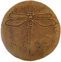 Solid Rock Stoneworks Round Dragonfly Stepping Stone- Autumn Wheat by Athens+Stonecasting+Inc