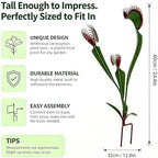 Whimsical Metal Carnivorous Plant Garden Stake - Image 2