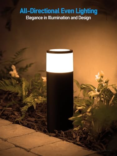 LEONLITE 8-Pack Low Voltage Bollard Pathway Lights, 5W 400LM, 3000K - Image 3