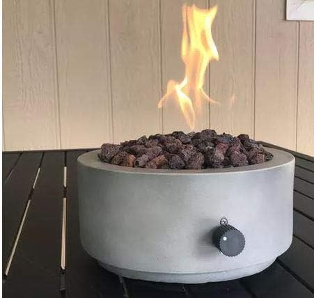 Pipestone Outdoor Gas Tabletop Fire Bowl by Unknown