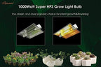 1000Watt Hydroponic High Pressure Sodium HPS Grow Light Bulb Lamp,High PAR Enhanced Red and Orange Spectrums,CCT 2100K,Ultra Bright 140,000 Lumens,E39 Base,1pack - Image 7