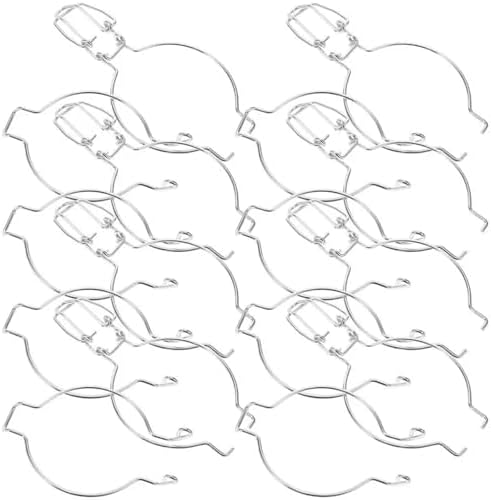 Mason Jar Hangers 10 Pcs Accessories Sealing Can Buckle Wire Clamps Jar Locking Stainless Steel Handle In Design For Hanging Bottle - Image 3