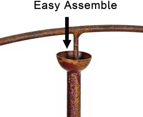 Metal Birds Seesaw Balancer Garden Deorative Stakes 45", Iron Yard Balanceing Stake Art, Animal Scarecrow Sway Up and Down in Wind, Gifts to Bird Lovers as Grassland Lawn Farmland Decor - Image 2