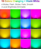 ZUCKEO Low Voltage Landscape Lighting RGB Well Lights Landscape LED In Ground Light, Outdoor Color Changing Landscape Lights, 12-24V Accent Spotlight for Yard Garden Pathway (20Pack with Connectors) - Image 3