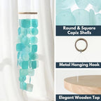 Turquoise Wind Chimes for Outside, Unique House Decor - Image 4