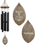 ASTARIN Personalized Name 35" Memorial Wind Chimes, Metal Sympathy Gifts for Loss of Mother Father Loved One, Bereavement Wind Chime in Memory Gift, Decor Outdoor Garden Patio, Produced in Texas by Astarin
