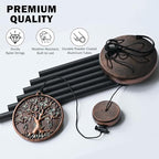 Vanquer Gift Wind Chimes for Outside - 30'' Wind Chimes Outdoor Clearance, Windchimes Outdoors, Memorial Wind Chimes, Sympathy Gift, Patio, Home Décor, Vintage Black (30" Tree of Life) - Image 3