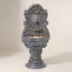 Royal Lion Acanthus 50" High Outdoor Indoor Large Fountain with LED Light - Image 2