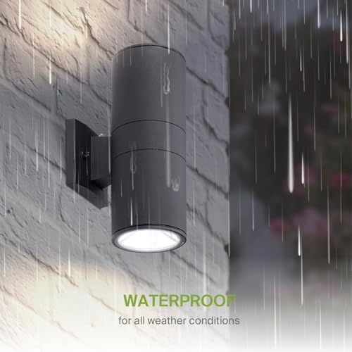 ASD 2 Light Dusk to Dawn Cylinder Outdoor Sconce Lights, E26 Base 6 Pack - Image 6