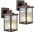 2 Pack Bronze Porch Light, Rust-Resistant Outdoor Wall Light by hameso