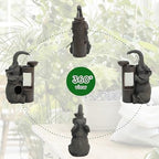Tankana Elephant Waterfall Fountain for Indoor Desktop & Outdoor Use Small Garden Water Feature with LED Light Quiet Mini Cute Table Water Fountains for Patio, Yard, Home Decor - Image 4