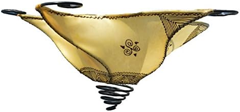 Moroccan Lamps & Sconces Handmade Leather Henna Lamp Ceilling Chandlier Sconce - Image 4