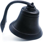 Hanging Bell Dinner Bell Outdoor Bell Bracket Mount Wall Bell Indoor Rope Bell Ship/Boat/Nautical/Door/School/Reception/Home/Church Bell (Pro-Black) - Image 3