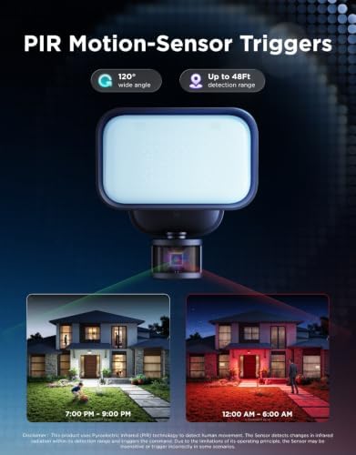 Govee Outdoor Wall Flood Light, 3000LM RGBWW 6500K, IP65 PIR Motion Sensor - Image 5