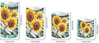 Sunflower Flameless Candles LED Pillar Candles Battery Operated Candles with Remote and Timers Color Changing Electric Fake Plastic Candles Living Room Home Table Decor Set of 4 - Image 2