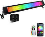 1Pack 50W RGB LED Light Bar with APP/Remote Control/16 Millions by Bosite