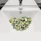 FANTIAN 40 lbs Jade River Rocks for Garden, 1-2 Inch Polished Stones, Decorative Pebbles for Plants Outdoor, Vases, Backyard, Craft and Landscaping - Image 6