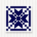 BQ006-04 BARN Quilt Block Outdoor Square | 6 Sizes | Outside Pattern | Wall Art | Yard Art | Barn Quilt Sign | Farm Quilt Design (18" x 18" 1 Sided) by SignStuffInc