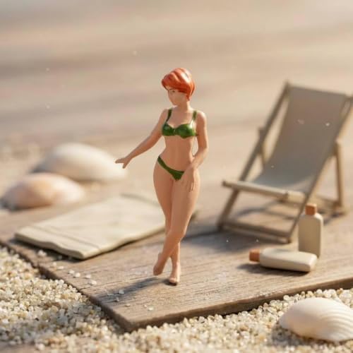6 Pack Figure Miniature Figurines Diorama Accessories Scale Model Set Hand Painted Detail Pose Variety Suitable for 1 64 Scale Fairy Garde, 6 Pcs - Image 7