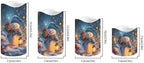A Snowman Battery Operated Candles with Remote Christmas Decor LED Pillar Candles Color Cahnging Electric Candles LED Tea Lights Christmas Decorations for Home Living Room - Image 2