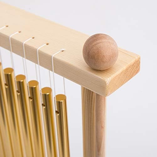 ENNBOM 20 Note Chime Wind Chime 20 Bars Instrument Percussion with Mallet (Gold) - Image 6