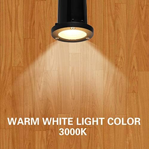 5W Well Light,12-24V LED In-Ground Low Voltage Landscape Light with Connectors, IP67 Waterproof Landscape Lighting,3000K Paver Lights Warm White for Yard, Garden, Patio (12 Pack) - Image 3