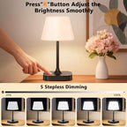 Table Lamp,Cordless Waterproof Shower Lamp and Dimmable Touch Lamp - Image 4