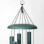 Corinthian Bells 44 Inch Green Deep Tone Wind Chimes for Outside, Large Outdoor Garden Wind Chime, Made in USA - Image 5