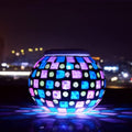 yuans Solar Table Light, Solar Mosaic Lights Color Changing Solar Glass Ball Garden Lights Waterproof Solar Night Lights Table Lamps (I) by Unknown