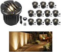 Gardenreet Solid Brass Well Light - All Weather 12V In-Ground LED Low Voltage Landscape Lighting, Replaceable Bulb Fixture, Antique Bronze for Patio Pathway Backyard with 2700K Warm White MR16 Bulb by Gardenreet