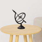 Cast Iron Armillary Sundial, Timing Instrument Ancient, Indoor Outdoor Deco - Image 2