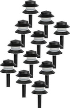 Paradise GL22627 Low Voltage Plastic 4W Path Light (Black, 12 Pack) by ParadiseHerbs