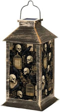 Solar Lantern Outdoor Garden Hanging Lantern Gothic Skull Raven Vintage Birdcages Aesthetic Crow Waterproof Solar Powered Lighting Outside Table Lamp for Patio Deck Yard Camping by Unknown