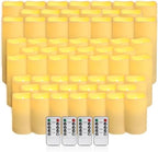 60-Pack LED Flameless Candles with Remote Control - Perfect for Home, Parties, and Special Occasions - Create a Magical Ambiance Effortlessly(Three Sizes) - Image 3