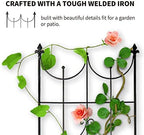 Garden Trellis 70” x 20” for Climbing Plants 6FT Metal Iron Wire Vine Flower Trellises for Outdoor Climbing Plants Support - Image 6