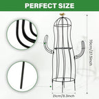 8”x28” Metal Obelisk Trellis for Climbing Plants & Garden Decor - Image 2