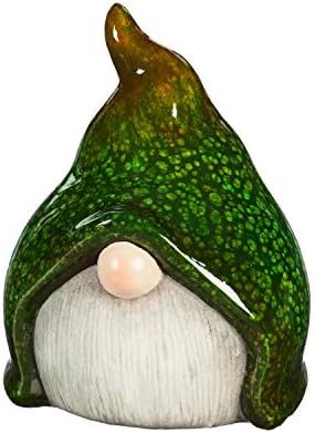 Small Ceramic Gnome Garden Statue, Set of 3-4 x 4 x 5 Inches - Image 4
