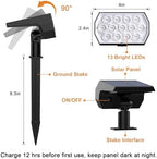 WELALO Color Changing Solar Lights Outdoor, IP68 Waterproof, RGB, 6 Pack - Image 6