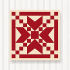 BARN Quilt Block Outdoor Square BQ006-01 | 6 Sizes | Outside Pattern | Wall Art | Yard Art | Barn Quilt Sign | Farm Quilt Design (23.5" x 23.5" 1 Sided) by SignStuffInc