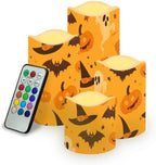 Pumpkin Flameless Battery Operated Lamp with Remote Control by Uorisanigo