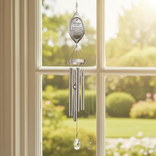 Celebration of Life Memorial Wind Chime/Sympathy Wind Chimes in Loving Memory of Loved One - Ideal Sympathy Gift with Cardinal/Bereavement Gift/Condolence Token that Lasts Longer Than Flowers - Image 6
