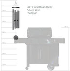 Corinthian Bells by Wind River - 44 inch Silver Vein Wind Chime for Patio, Backyard, Garden, and Outdoor Decor (Aluminum Chime) Made in the USA - Image 6
