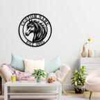 Personalized Horse Ranch Metal Sign, Custom Horse Wall Decor with Name, Western Rustic Metal Horse Wall Art for Farmhouse, Barn, Stable, Cowboy，Gifts for Horse Lovers & Ranch Enthusiasts - Image 3